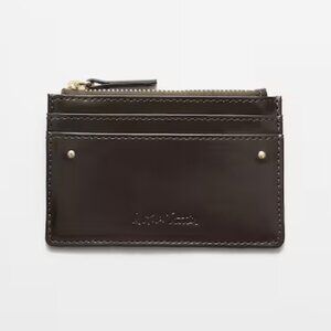 Other Stories Dark Cocoa Card Holder Wallet